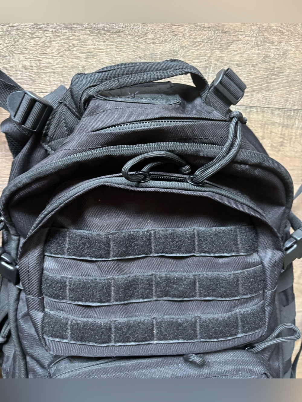 Rockland military tactical 20in black laptop backpack Molle webbing system - Picture 7 of 16